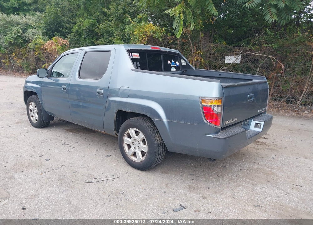 2006 HONDA RIDGELINE RTL VIN: 2HJYK16546H513032