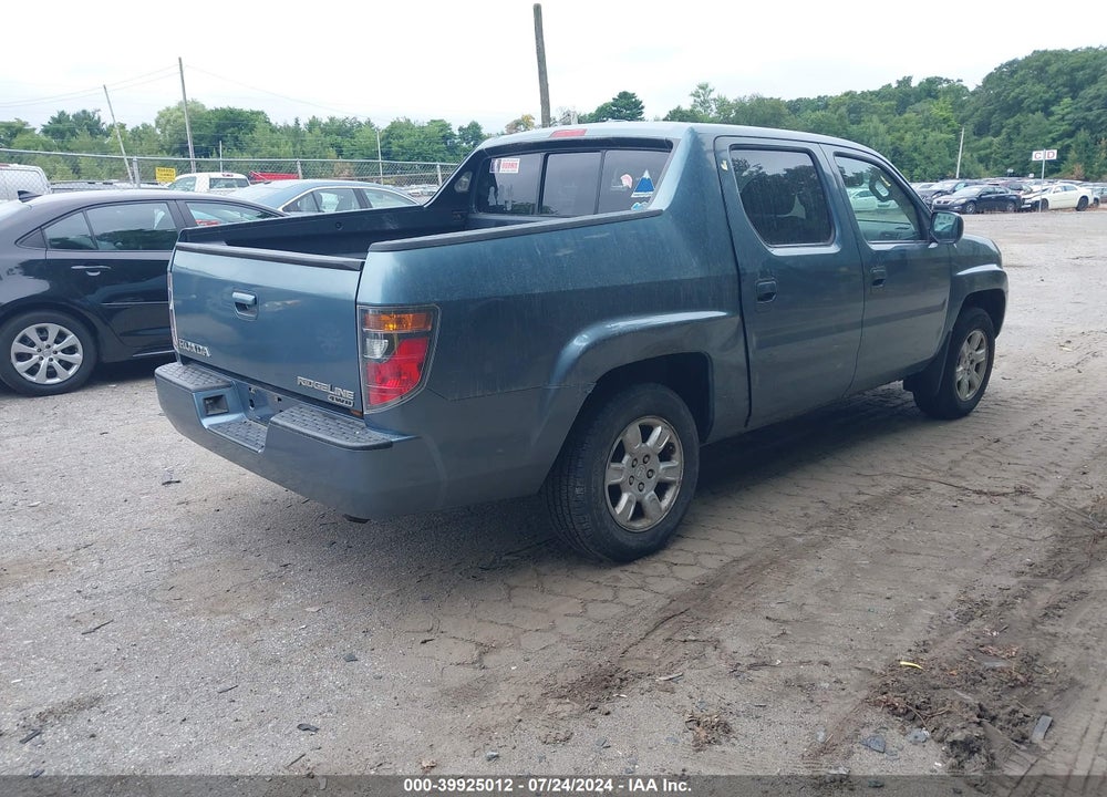 2006 HONDA RIDGELINE RTL VIN: 2HJYK16546H513032