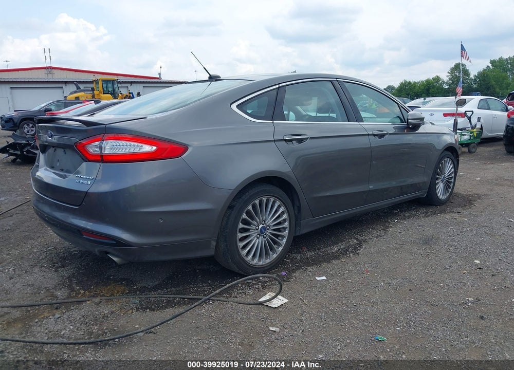 2014 FORD FUSION HYBRID TITANIUM VIN: 3FA6P0RU4ER104709