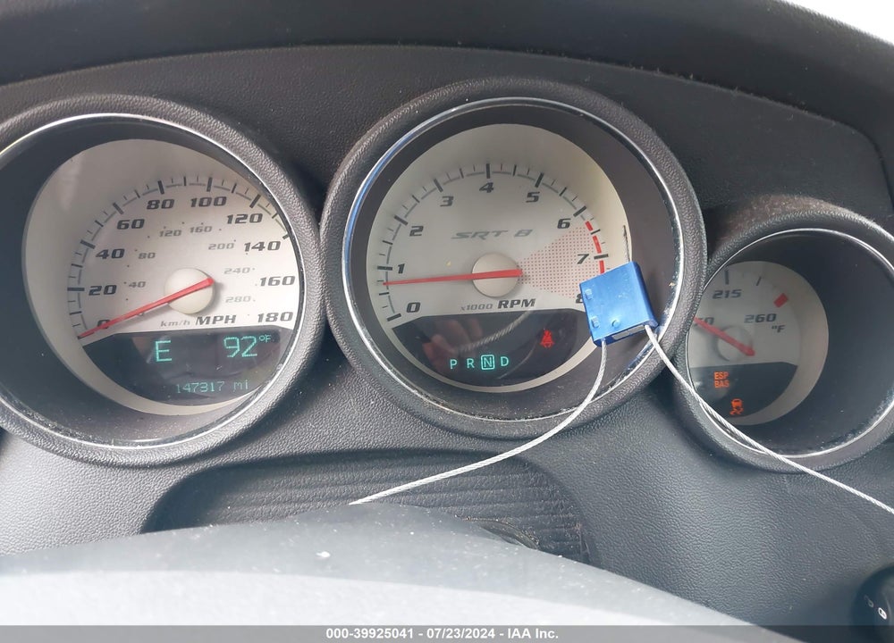 2010 DODGE CHARGER SRT8 VIN: 2B3CA7CW1AH134629