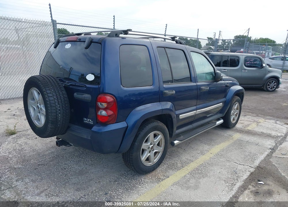 2005 JEEP LIBERTY LIMITED EDITION VIN: 1J4GK58K65W513862