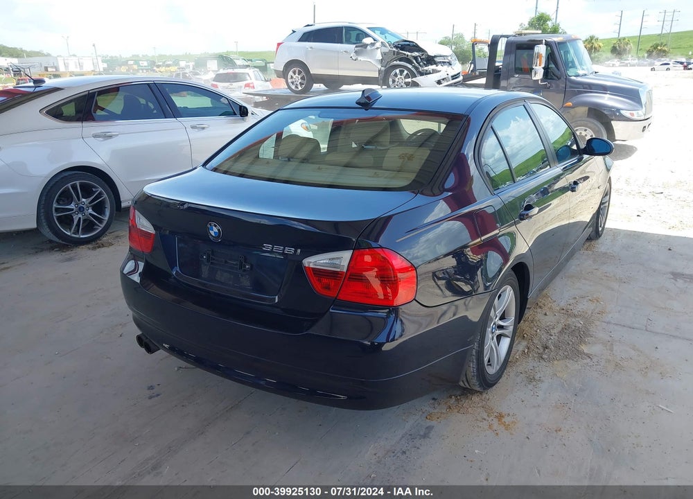 2008 BMW 328I VIN: WBAVA37578NL55202