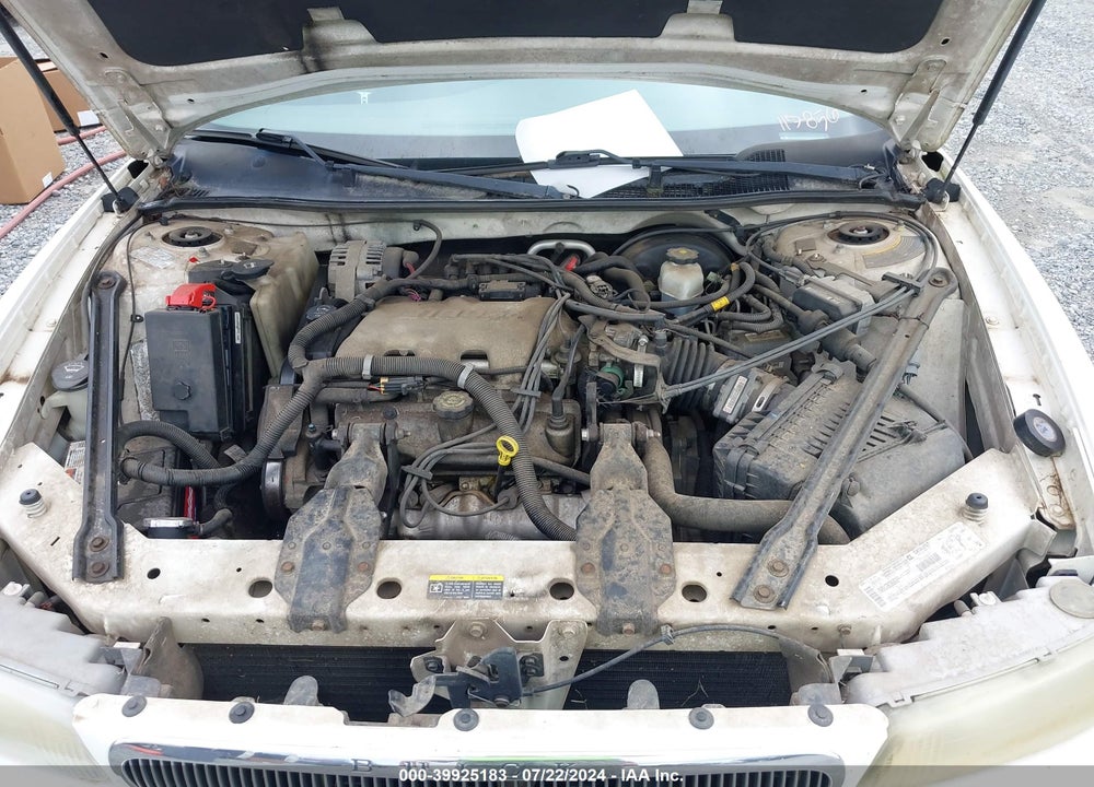 2002 BUICK CENTURY CUSTOM VIN: 2G4WS52J321117856