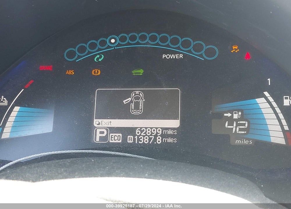 2013 NISSAN LEAF S VIN: 1N4AZ0CP0DC420130