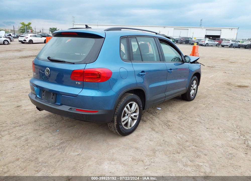 2017 VOLKSWAGEN TIGUAN 2.0T/2.0T S VIN: WVGAV7AX6HK023840