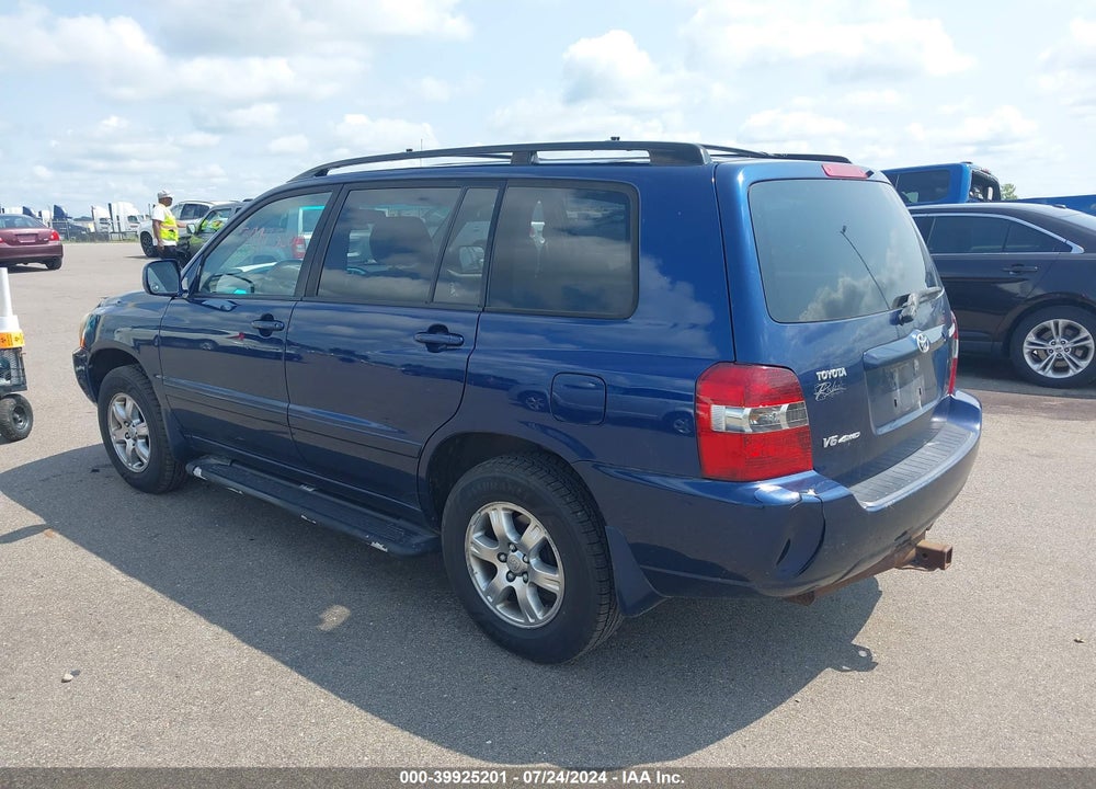 2006 TOYOTA HIGHLANDER V6 VIN: JTEEP21A560154941