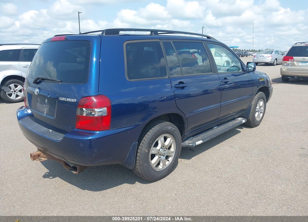 2006 TOYOTA HIGHLANDER V6 VIN: JTEEP21A560154941
