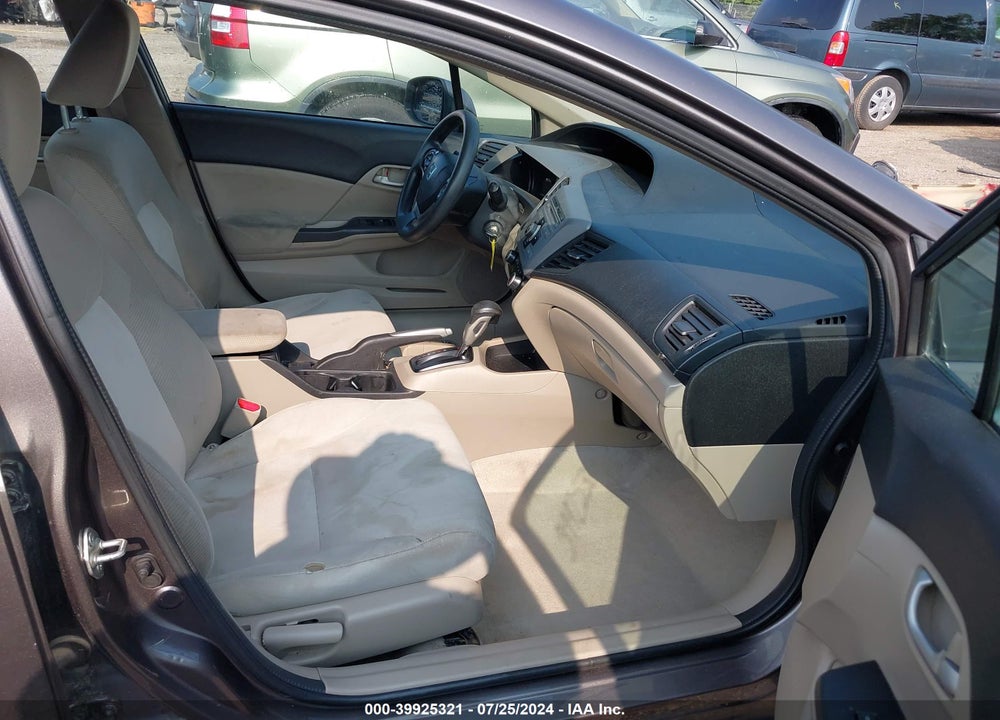 2012 HONDA CIVIC LX VIN: 19XFB2F59CE099254