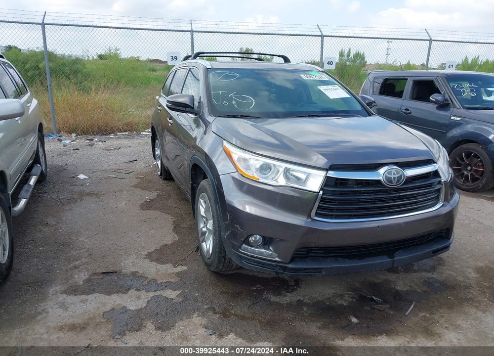 2016 TOYOTA HIGHLANDER LIMITED PLATINUM V6 VIN: 5TDDKRFH6GS341133
