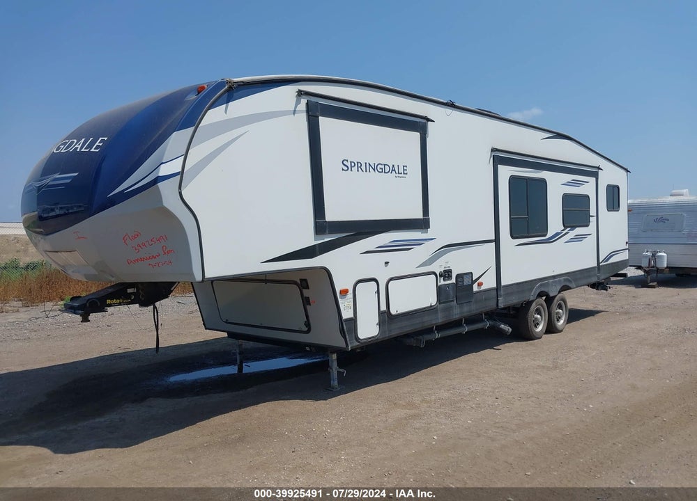 2020 KEYSTONE RV SPRINGDALE 5TH WHEEL TRAVEL TRAILER VIN: 4YDF30027L3104584