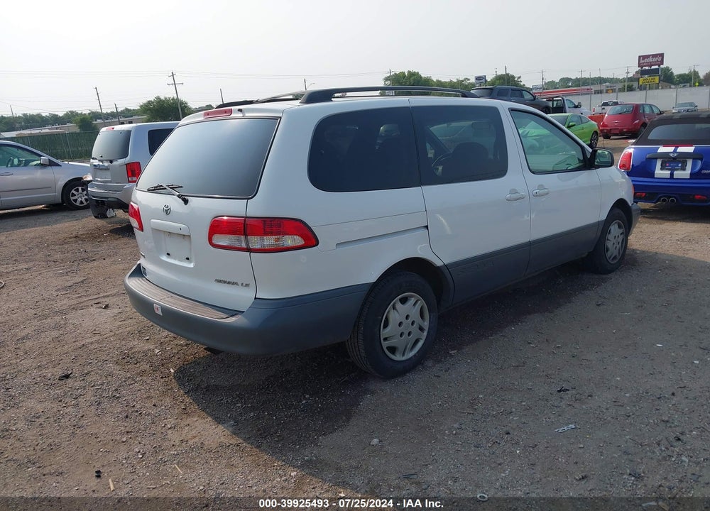 2002 TOYOTA SIENNA LE VIN: 4T3ZF13C12U488889