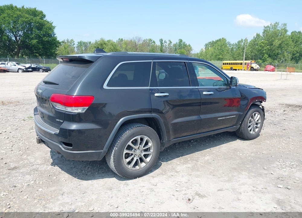 2016 JEEP GRAND CHEROKEE LIMITED VIN: 1C4RJFBG2GC367640