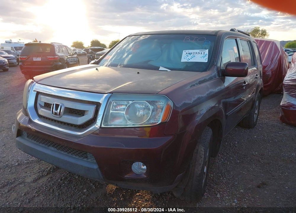 2011 HONDA PILOT EX VIN: 5FNYF3H4XBB045879