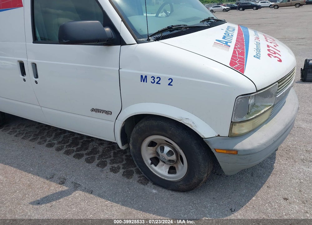 2002 CHEVROLET ASTRO VIN: 1GCDM19X52B145408