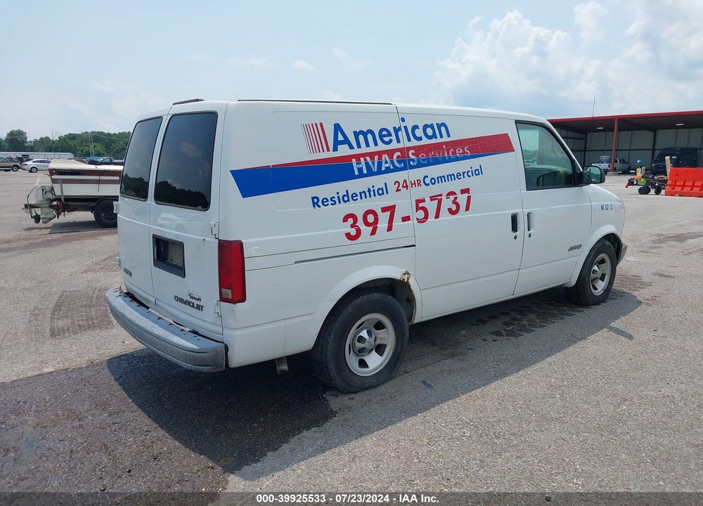 2002 CHEVROLET ASTRO VIN: 1GCDM19X52B145408