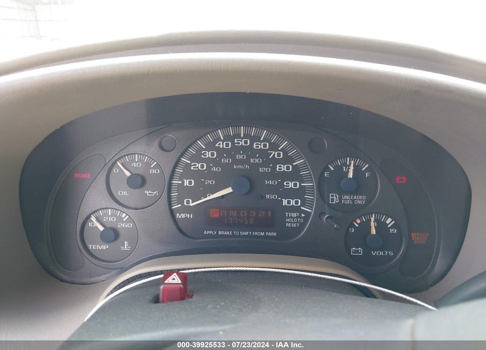 2002 CHEVROLET ASTRO VIN: 1GCDM19X52B145408