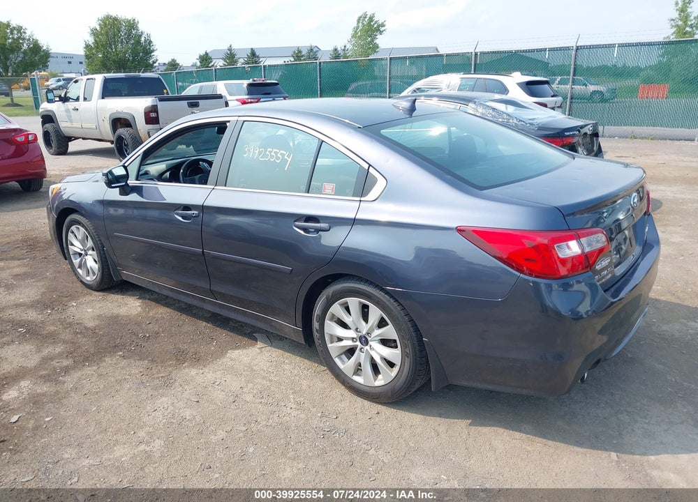 2016 SUBARU LEGACY 2.5I PREMIUM VIN: 4S3BNAF69G3011194
