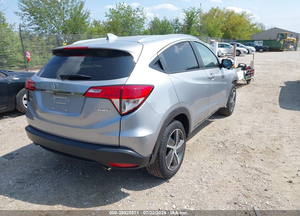 2022 HONDA HR-V AWD EX VIN: 3CZRU6H52NM754109