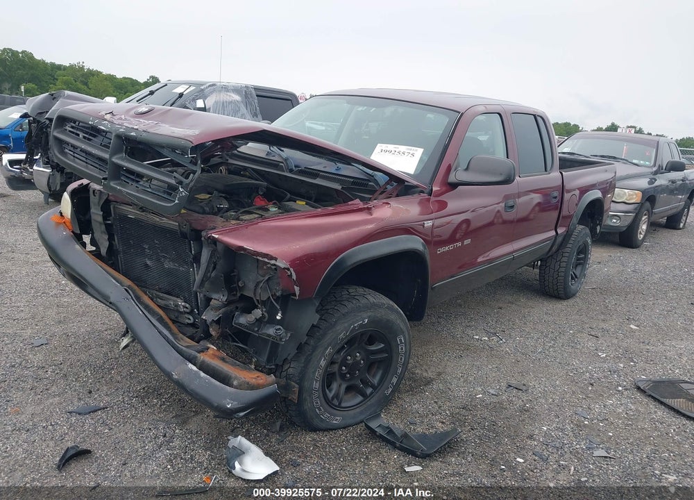 2002 DODGE DAKOTA SLT VIN: 1B7HG48N42S670986