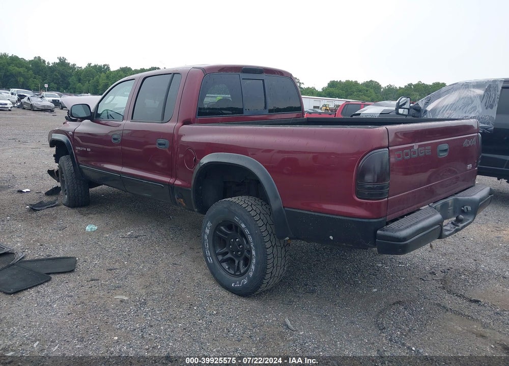 2002 DODGE DAKOTA SLT VIN: 1B7HG48N42S670986