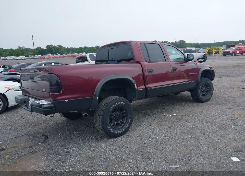 2002 DODGE DAKOTA SLT VIN: 1B7HG48N42S670986