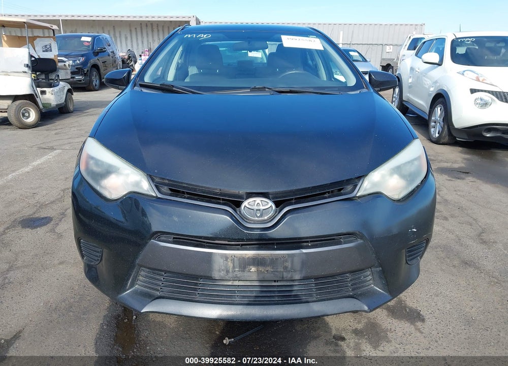 2016 TOYOTA COROLLA LE VIN: 5YFBURHE6GP494561