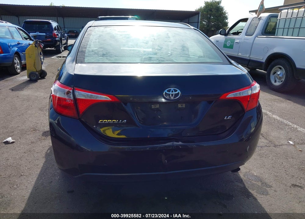 2016 TOYOTA COROLLA LE VIN: 5YFBURHE6GP494561