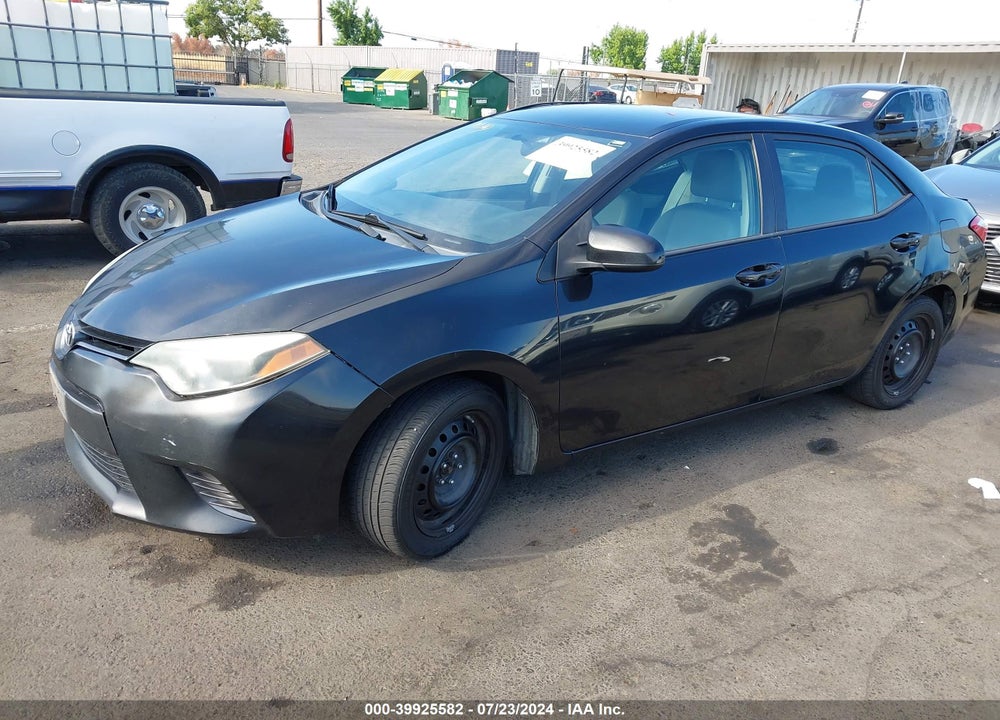 2016 TOYOTA COROLLA LE VIN: 5YFBURHE6GP494561
