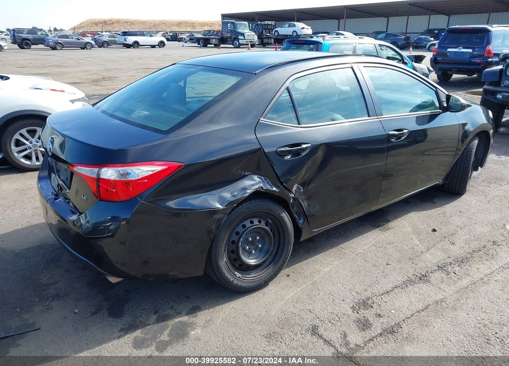 2016 TOYOTA COROLLA LE VIN: 5YFBURHE6GP494561