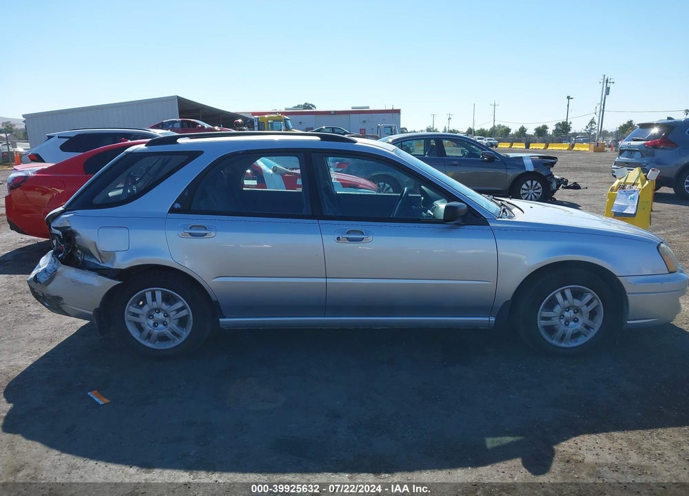 2004 SUBARU IMPREZA 2.5TS VIN: JF1GG65504H804118