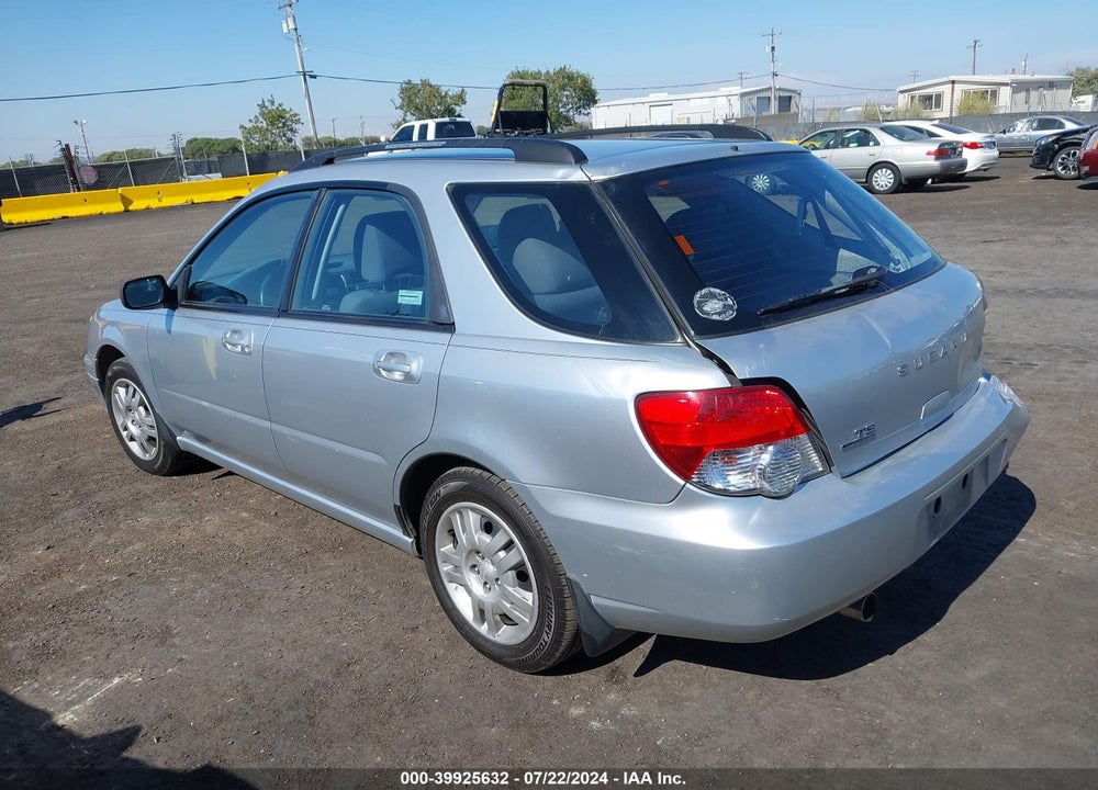 2004 SUBARU IMPREZA 2.5TS VIN: JF1GG65504H804118