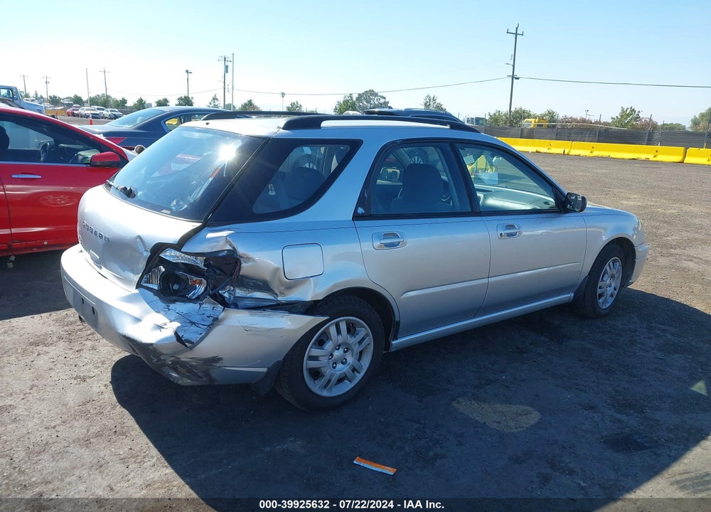 2004 SUBARU IMPREZA 2.5TS VIN: JF1GG65504H804118