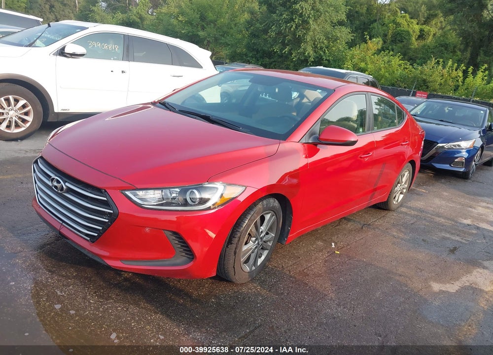 2018 HYUNDAI ELANTRA SEL VIN: 5NPD84LF2JH380769