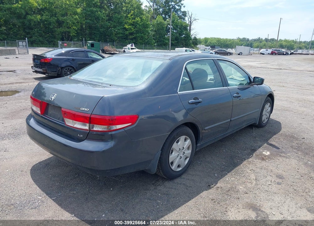 2003 HONDA ACCORD 2.4 LX VIN: 1HGCM56493A120436