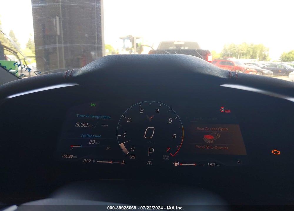 2021 CHEVROLET CORVETTE STINGRAY RWD 1LT VIN: 1G1YA2D43M5110258