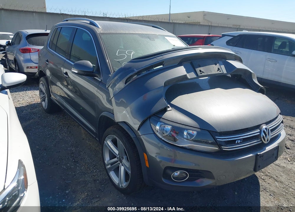 2016 VOLKSWAGEN TIGUAN R-LINE VIN: WVGAV7AX1GW016687