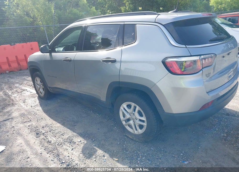 2020 JEEP COMPASS SPORT FWD VIN: 3C4NJCAB7LT150845