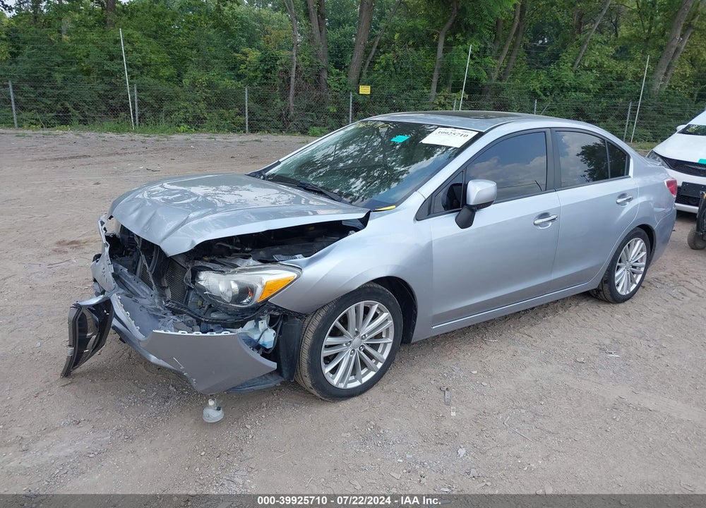 2013 SUBARU IMPREZA 2.0I LIMITED VIN: JF1GJAH64DH014670