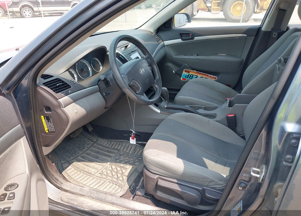 2009 HYUNDAI SONATA GLS VIN: 5NPET46C79H476171
