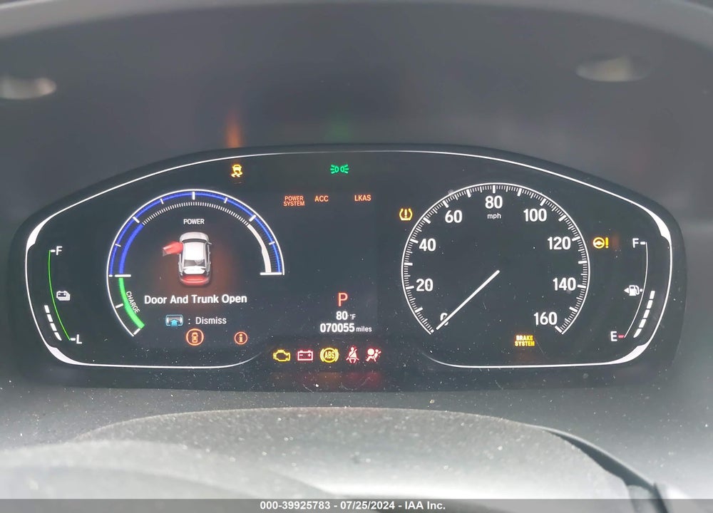 2021 HONDA INSIGHT EX VIN: 19XZE4F59ME001325