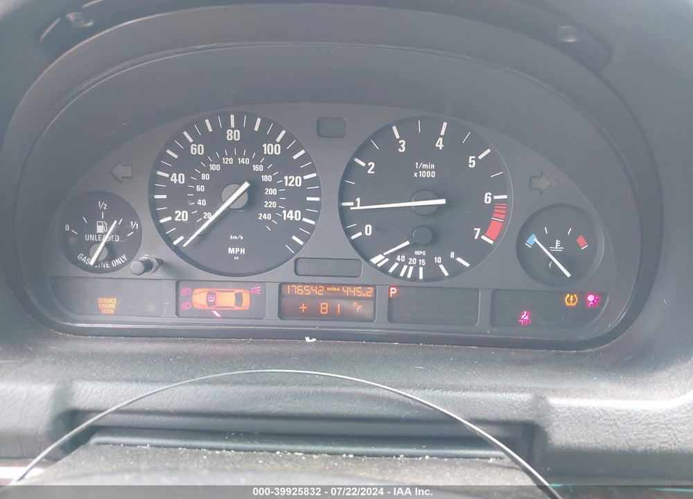 2005 BMW X5 3.0I VIN: 5UXFA13515LY03716