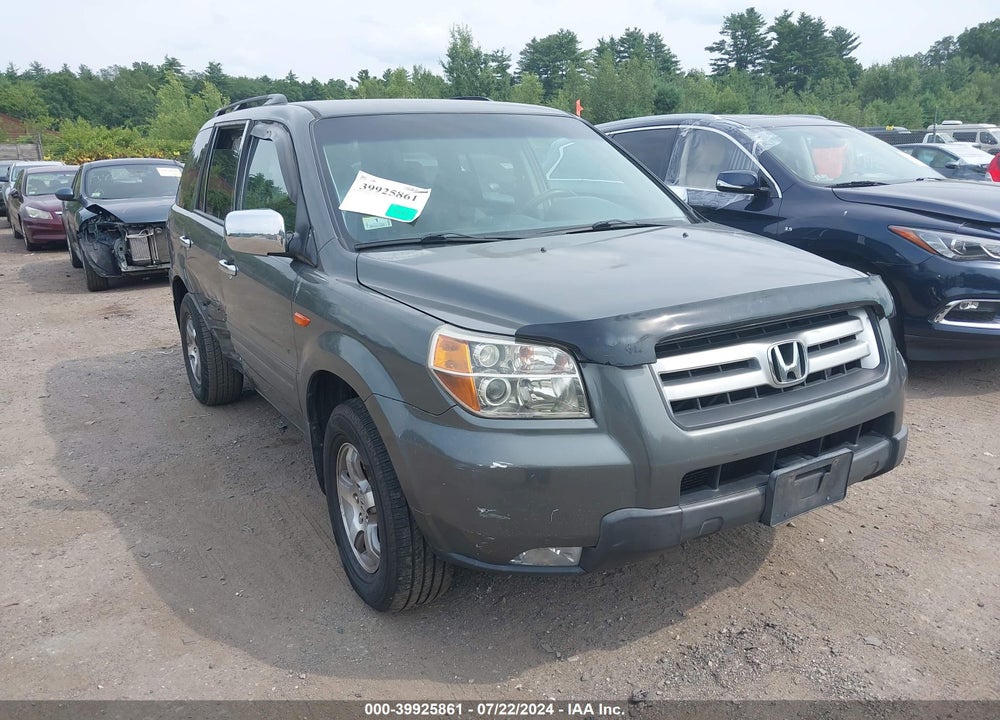 2007 HONDA PILOT EX VIN: 2HKYF18407H505239