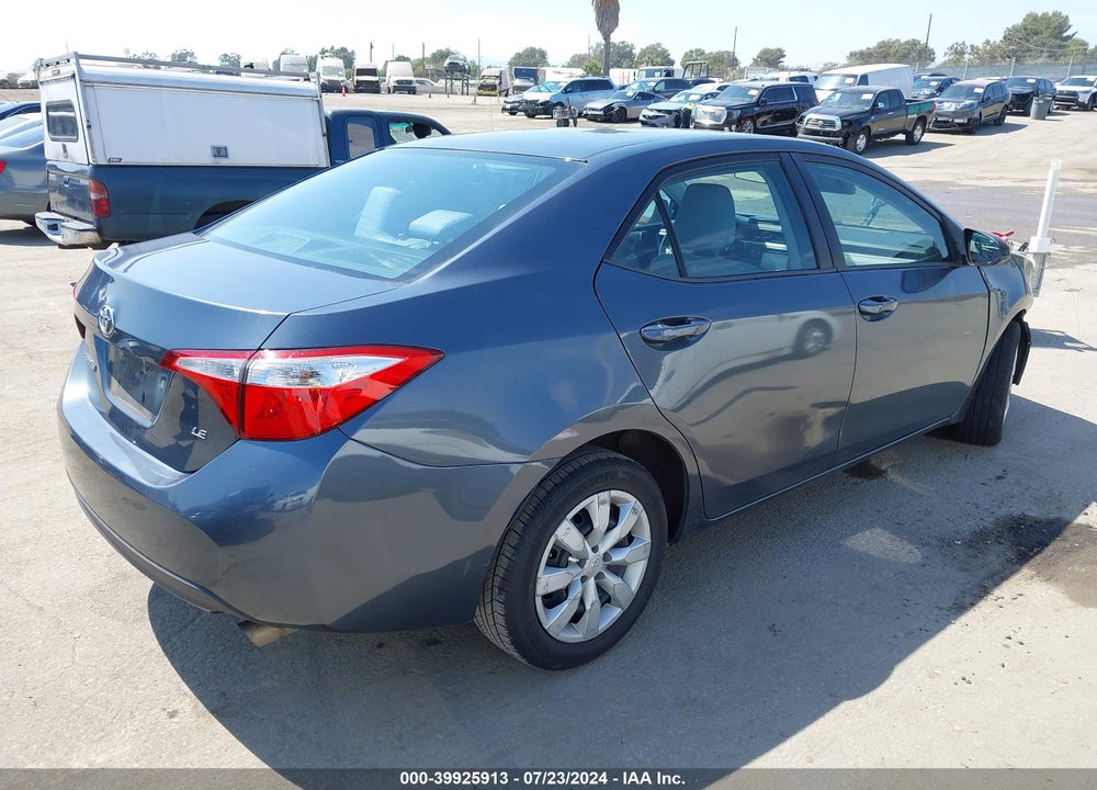 2016 TOYOTA COROLLA LE VIN: 2T1BURHE3GC577218