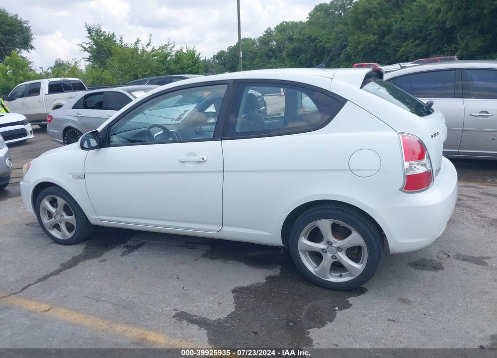 2007 HYUNDAI ACCENT SE VIN: KMHCN36C57U033446