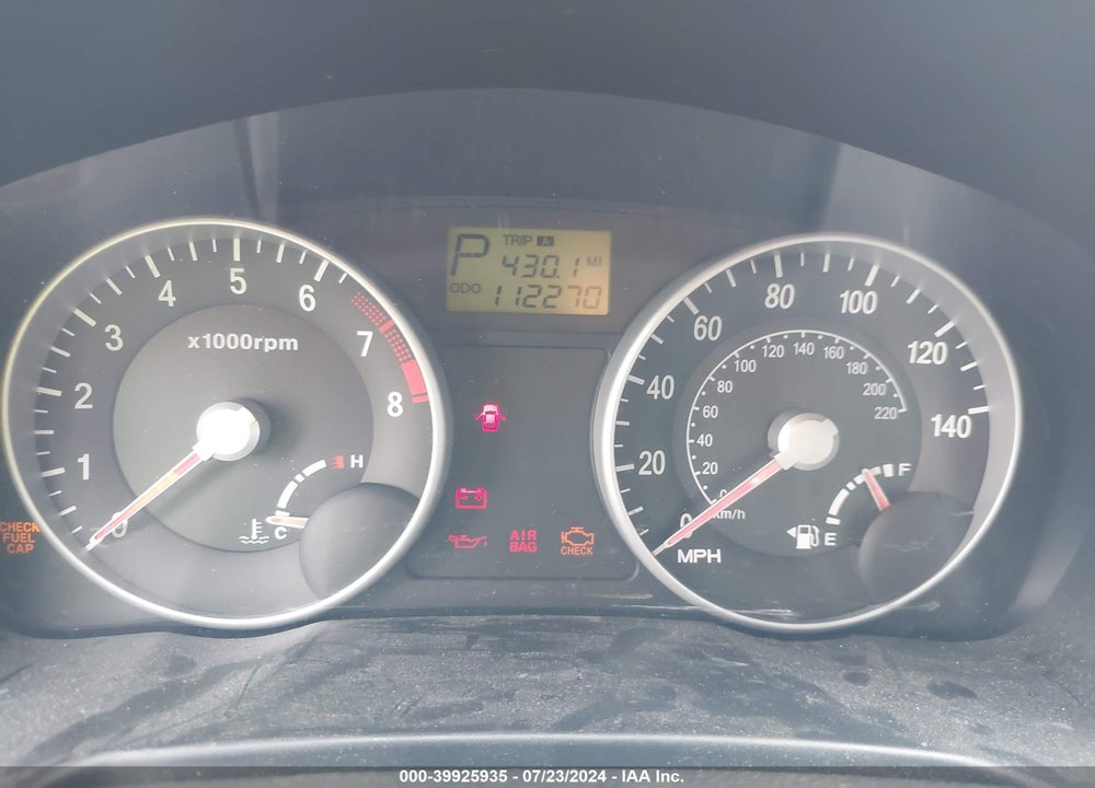2007 HYUNDAI ACCENT SE VIN: KMHCN36C57U033446