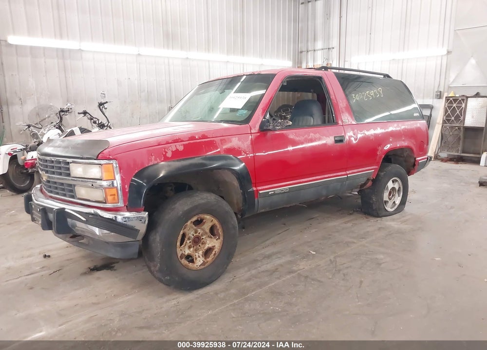 1993 CHEVROLET BLAZER K1500 VIN: 1GNEK18K1PJ333833