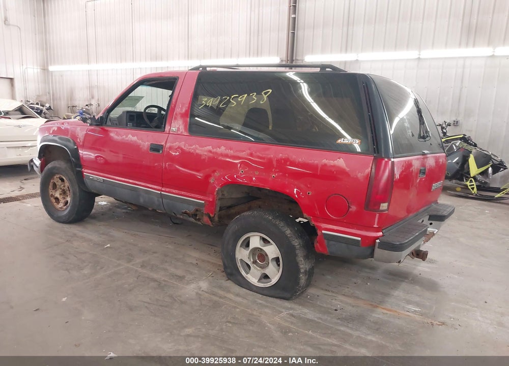 1993 CHEVROLET BLAZER K1500 VIN: 1GNEK18K1PJ333833
