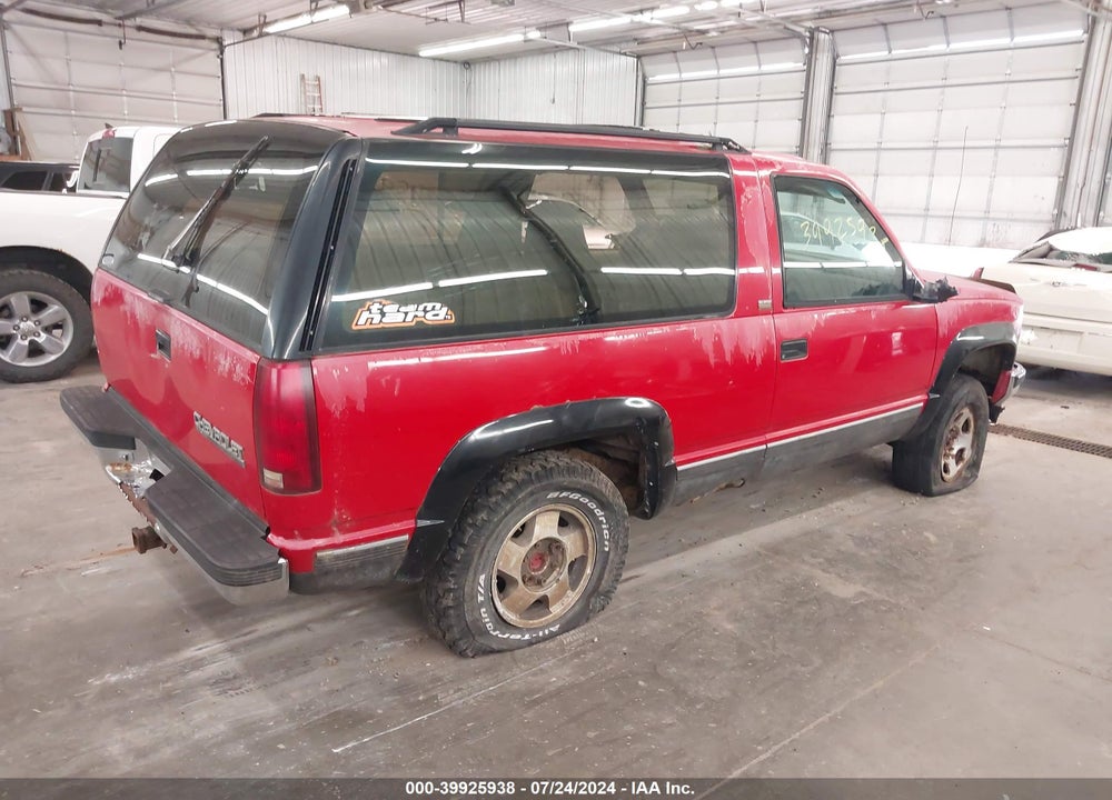 1993 CHEVROLET BLAZER K1500 VIN: 1GNEK18K1PJ333833