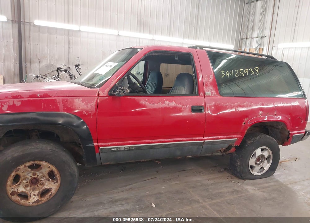 1993 CHEVROLET BLAZER K1500 VIN: 1GNEK18K1PJ333833