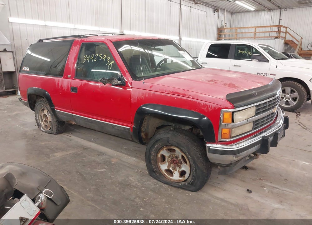 1993 CHEVROLET BLAZER K1500 VIN: 1GNEK18K1PJ333833